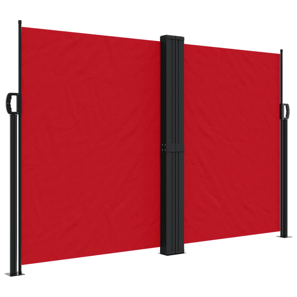 Tenda da Sole Laterale Retrattile Rossa 160x1000 cm | homemem39