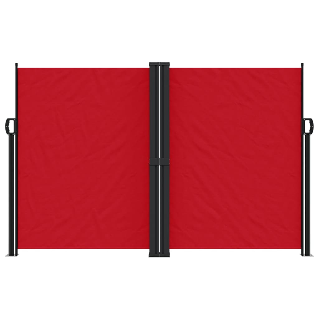 Tenda da Sole Laterale Retrattile Rossa 160x1000 cm | homemem39