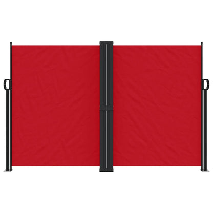 Tenda da Sole Laterale Retrattile Rossa 160x1000 cm | homemem39
