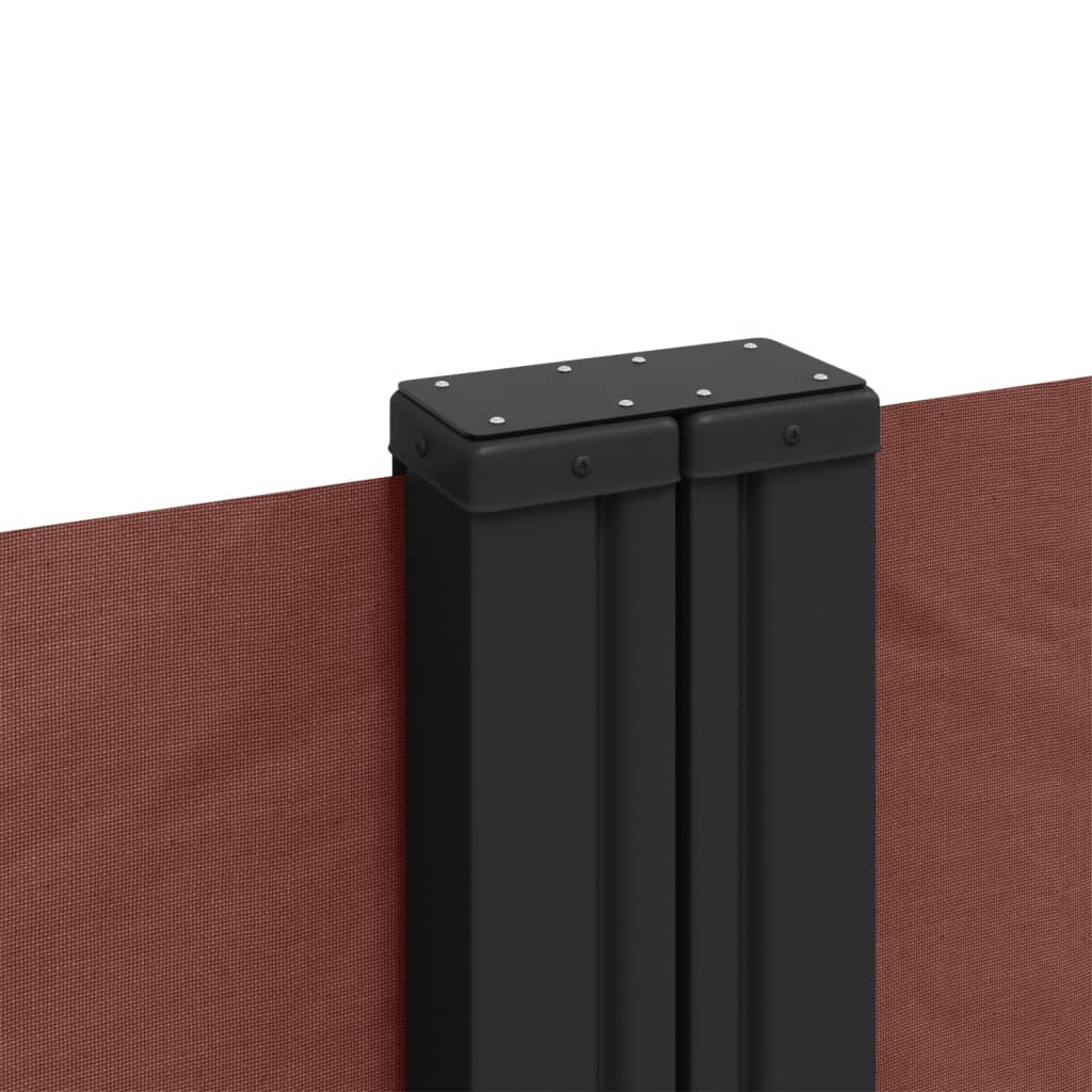 Tenda da Sole Laterale Retrattile Marrone 160x1000 cm | homemem39