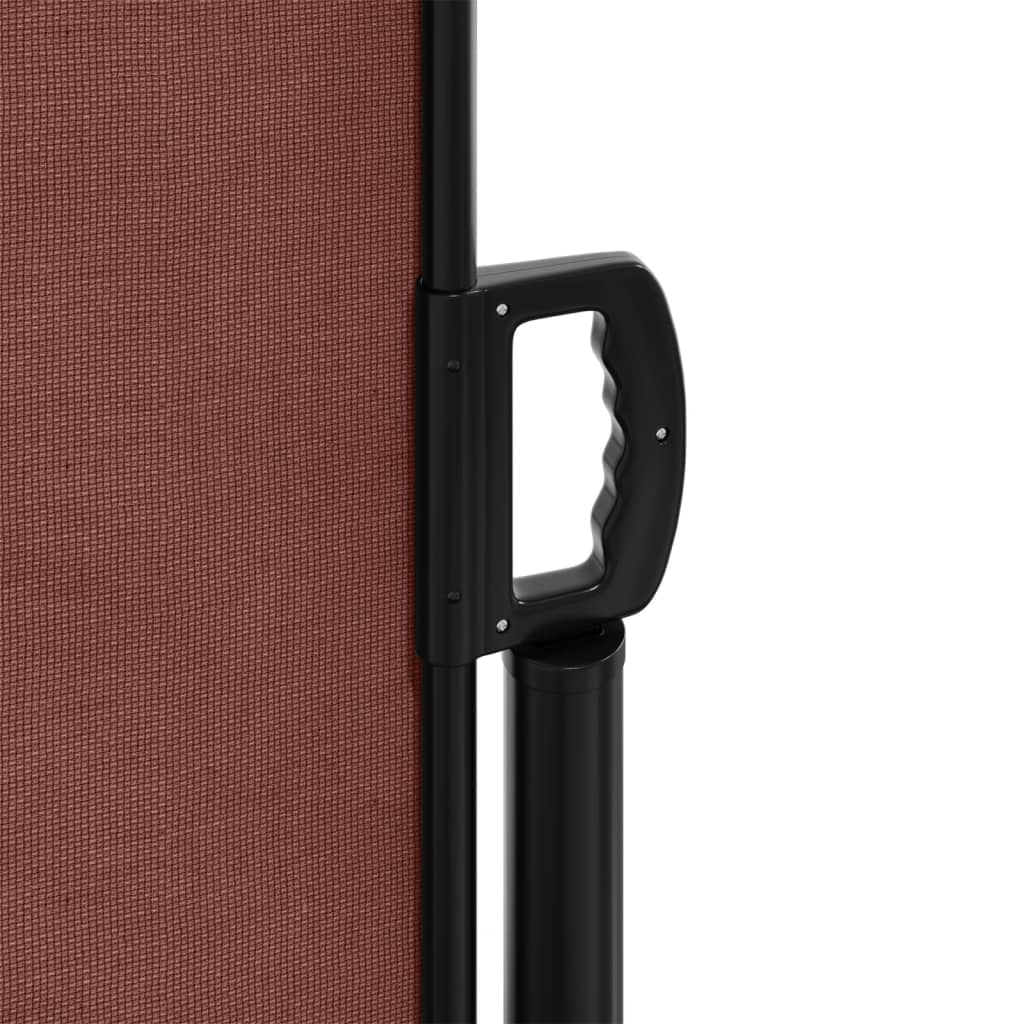 Tenda da Sole Laterale Retrattile Marrone 160x1000 cm | homemem39