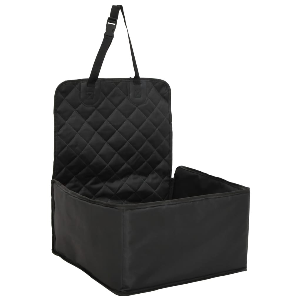Seggiolino Auto per Cani Nero 45x45x25/55 cm - homemem39
