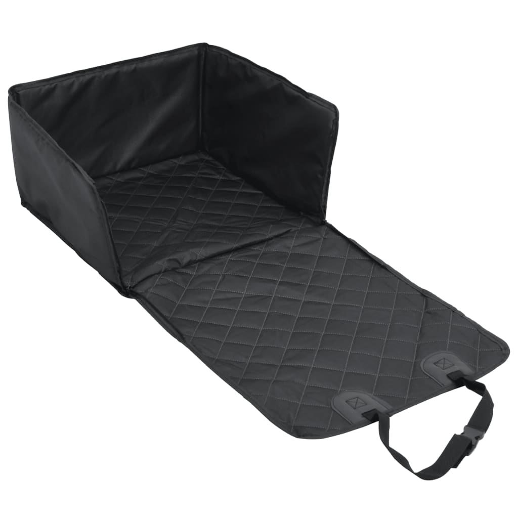 Seggiolino Auto per Cani Nero 45x45x25/55 cm - homemem39