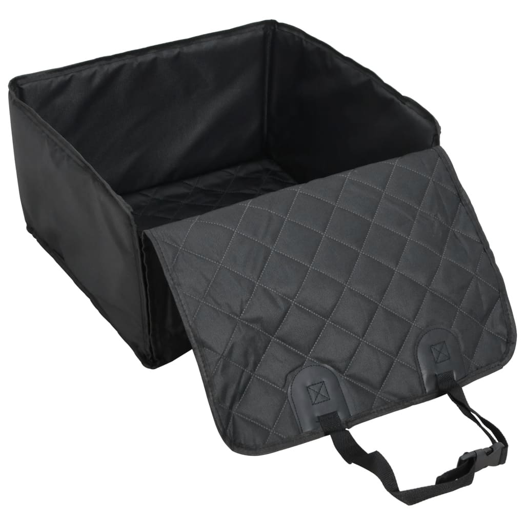 Seggiolino Auto per Cani Nero 45x45x25/55 cm - homemem39