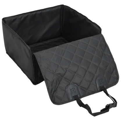 Seggiolino Auto per Cani Nero 45x45x25/55 cm - homemem39