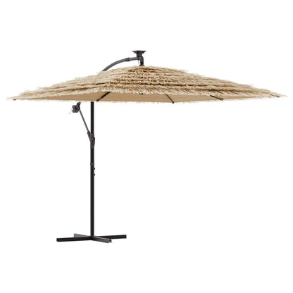 Ombrellone Giardino con Palo in Acciaio Marrone 290x290x238 cm | homemem39