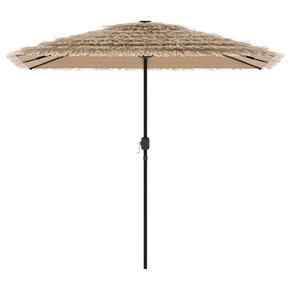 Ombrellone Giardino con Palo in Acciaio Marrone 248x248x248 cm | homemem39