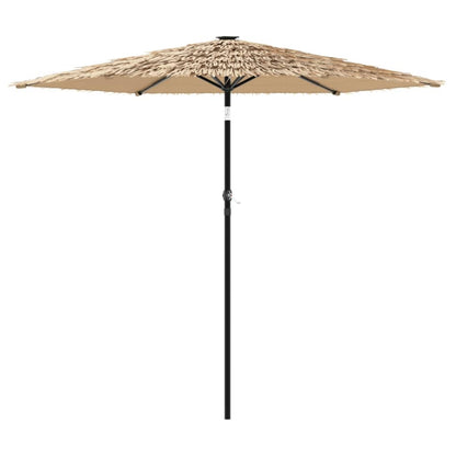 Ombrellone Giardino con Palo in Acciaio Marrone 223x223x213 cm | homemem39