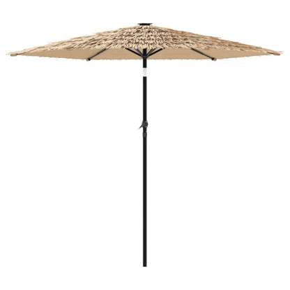 Ombrellone Giardino con Palo in Acciaio Marrone 223x223x213 cm | homemem39