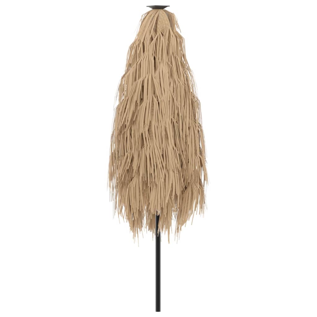 Ombrellone Giardino con Palo in Acciaio Marrone 223x223x213 cm | homemem39