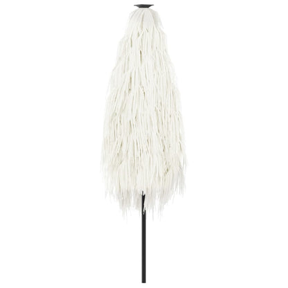 Ombrellone Giardino con Palo in Acciaio Bianco 268x268x226 cm | homemem39