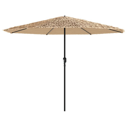 Ombrellone Giardino con Palo in Acciaio Marrone 388x388x248 cm | homemem39