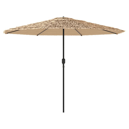 Ombrellone Giardino con Palo in Acciaio Marrone 388x388x248 cm | homemem39
