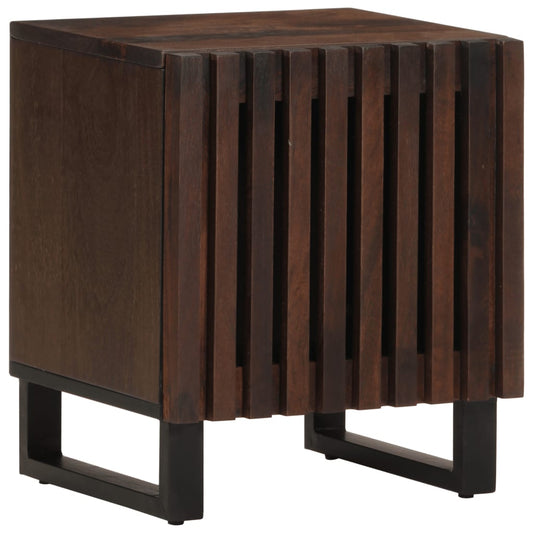 Comodini 2pz 40x34x46 cm in Legno Massello di Mango | homemem39