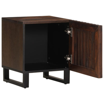 Comodini 2pz 40x34x46 cm in Legno Massello di Mango | homemem39