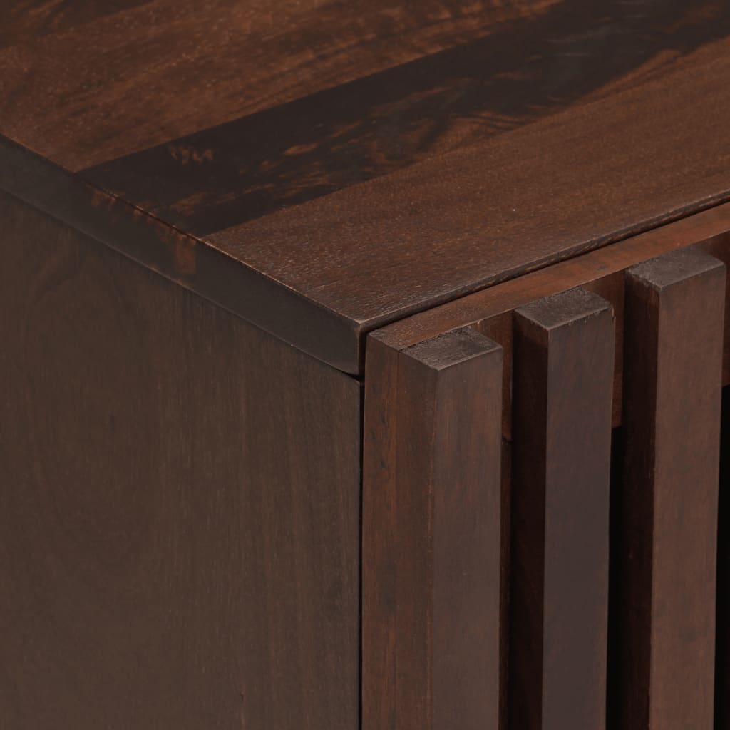 Comodini 2pz 40x34x46 cm in Legno Massello di Mango - homemem39