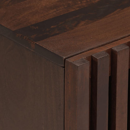 Comodini 2pz 40x34x46 cm in Legno Massello di Mango - homemem39