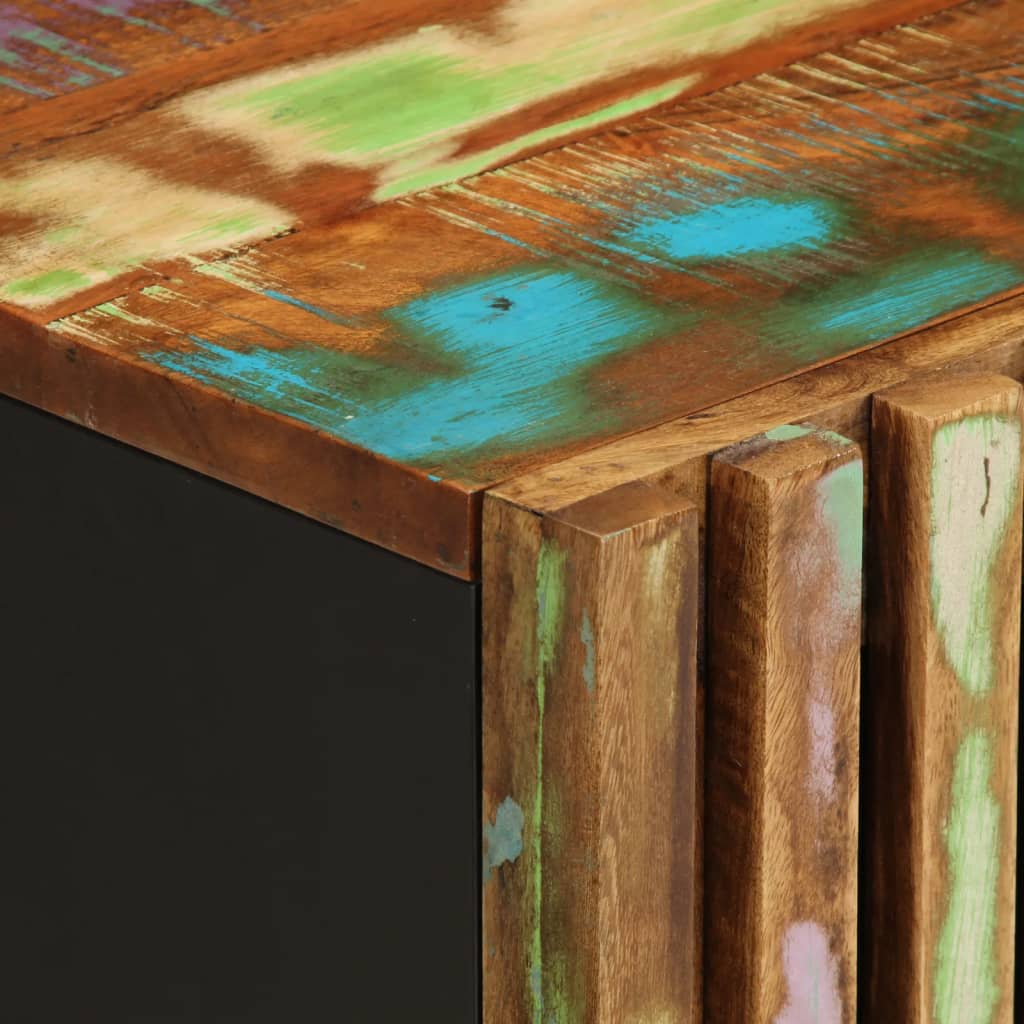 Comodino 40x34x46 cm in Legno Massello di Recupero - homemem39