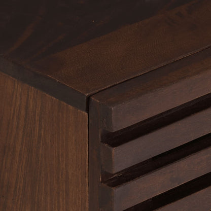 Comodini 2pz 40x34x46 cm in Legno Massello di Mango - homemem39