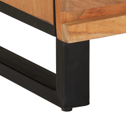 Mobile Porta TV 70x34x46 cm in Legno Massello di Acacia - homemem39