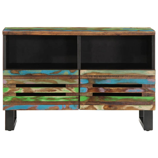 Mobile Porta TV 70x34x46 cm in Legno Massello di Acacia - homemem39