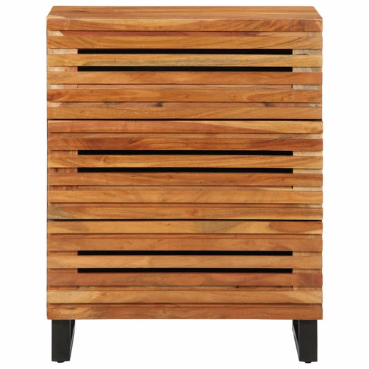 Credenza 60x34x75 cm in Legno Massello di Acacia | homemem39
