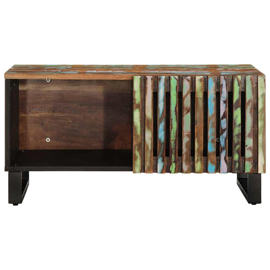 Tavolino da Salotto 80x51x40 cm in Legno Massello di Acacia | homemem39