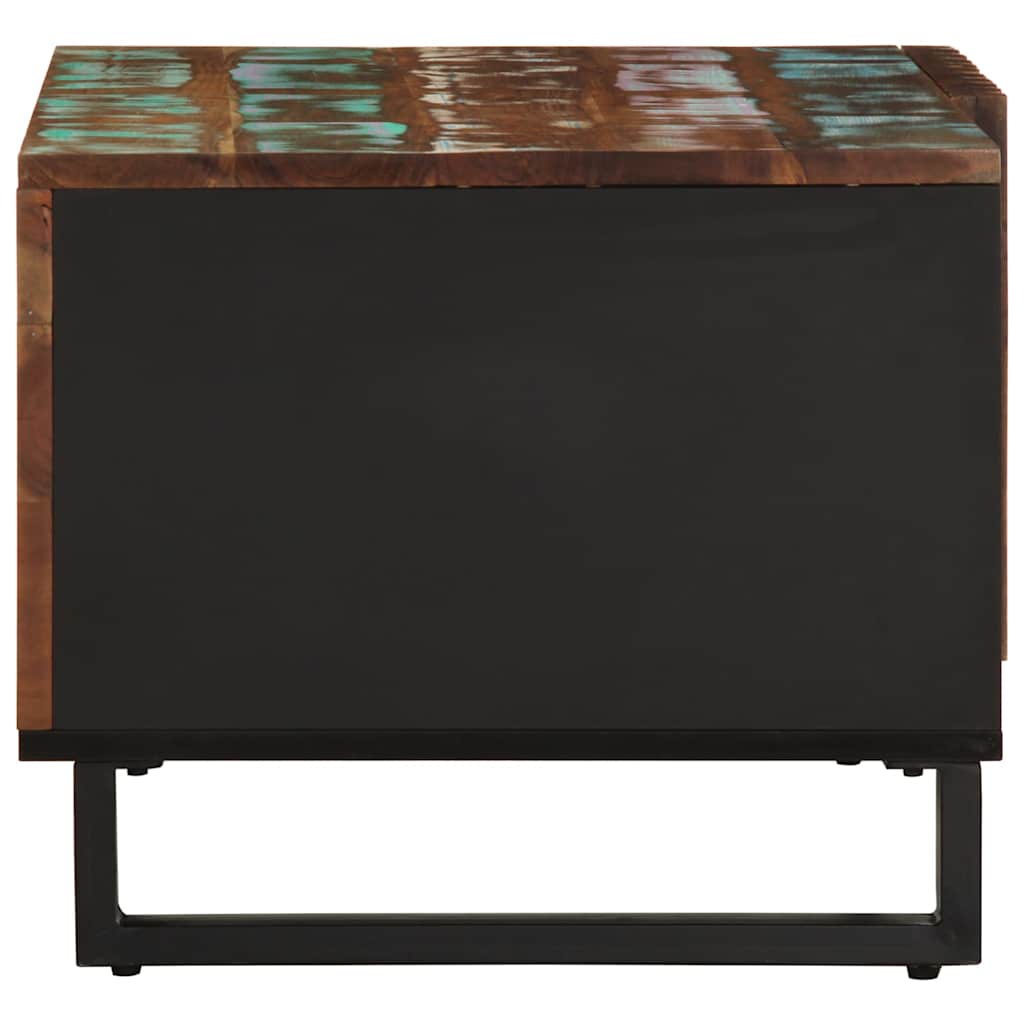 Tavolino da Salotto 80x51x40 cm in Legno Massello di Acacia | homemem39