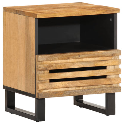 Comodini 2pz 40x34x46 cm in Legno Massello di Mango | homemem39
