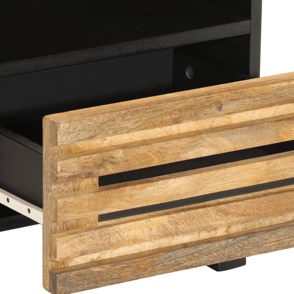 Comodini 2pz 40x34x46 cm in Legno Massello di Mango | homemem39