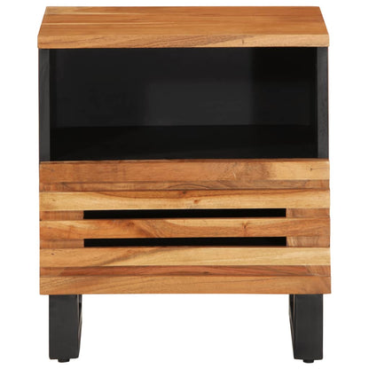 Comodino 40x34x46 cm in Legno Massello di Acacia | homemem39