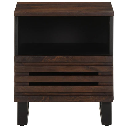 Comodini 2pz 40x34x46 cm in Legno Massello di Mango | homemem39