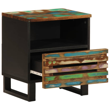 Comodino 40x34x46 cm in Legno Massello di Recupero | homemem39