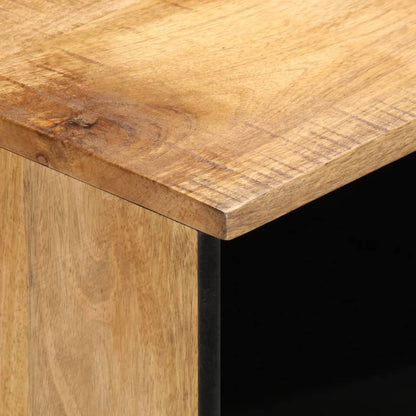 Mobile Porta TV 80x34x46 cm in Legno Massello di Mango Grezzo