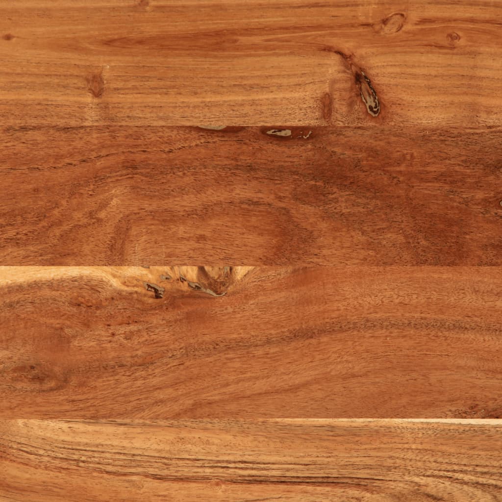 Mobile Porta TV 80x34x46 cm in Legno Massello di Acacia - homemem39