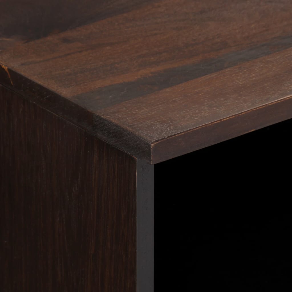 Mobile Porta TV Marrone 100x34x46 cm in Legno di Mango - homemem39