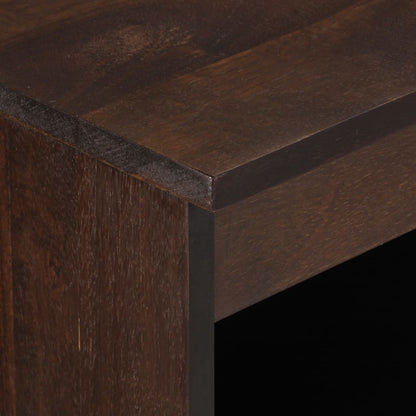 Credenza Marrone 60x34x75 cm in Legno Massello di Mango | homemem39