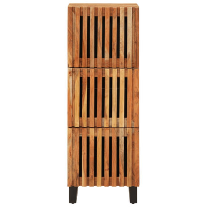 Credenza 40x34x110 cm in Legno Massello d'Acacia