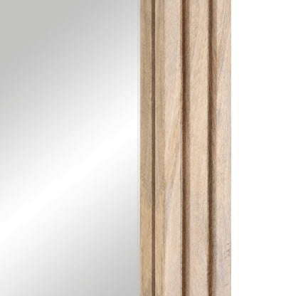 Specchio da Bagno 50x70 cm in Legno Massello di Mango e Vetro | homemem39