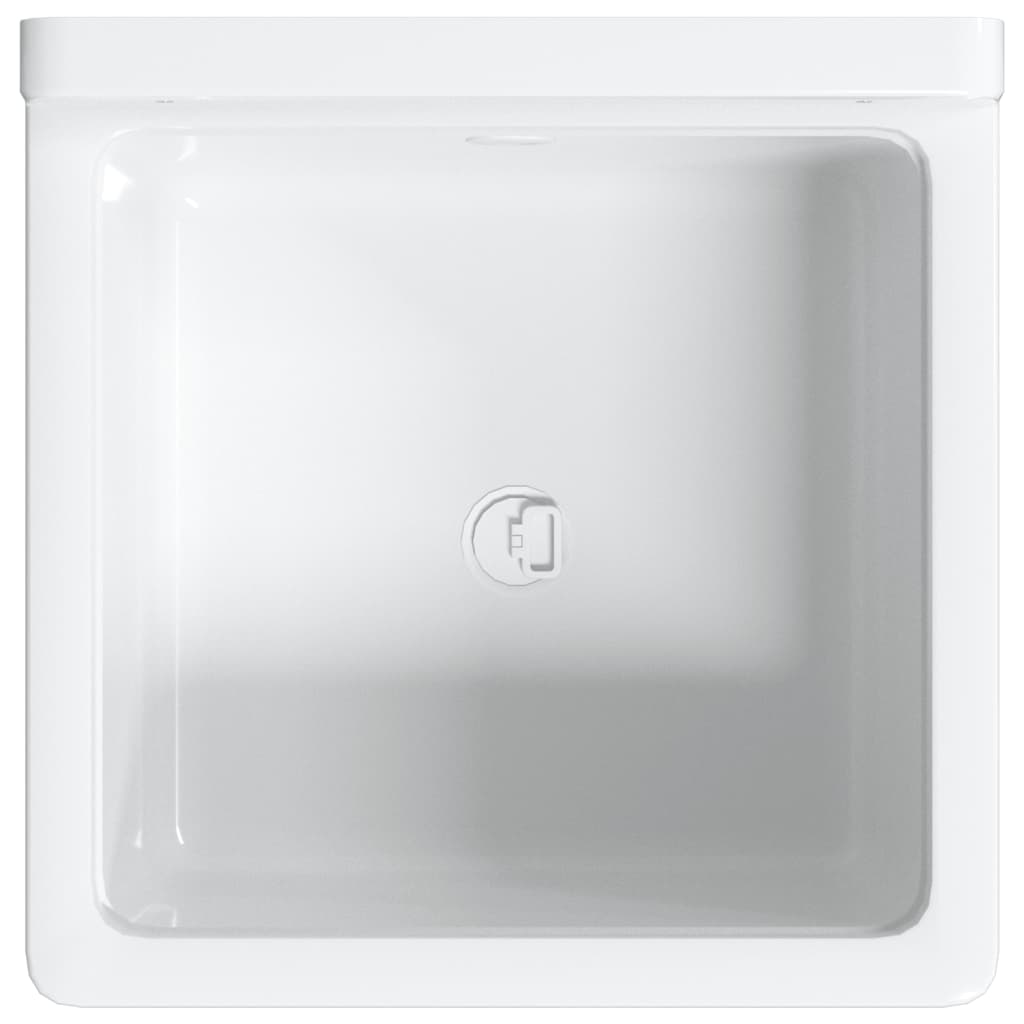 Lavabo a Parete Bianco 40x40x24 cm in Resina - homemem39