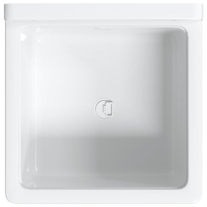 Lavabo a Parete Bianco 40x40x24 cm in Resina - homemem39