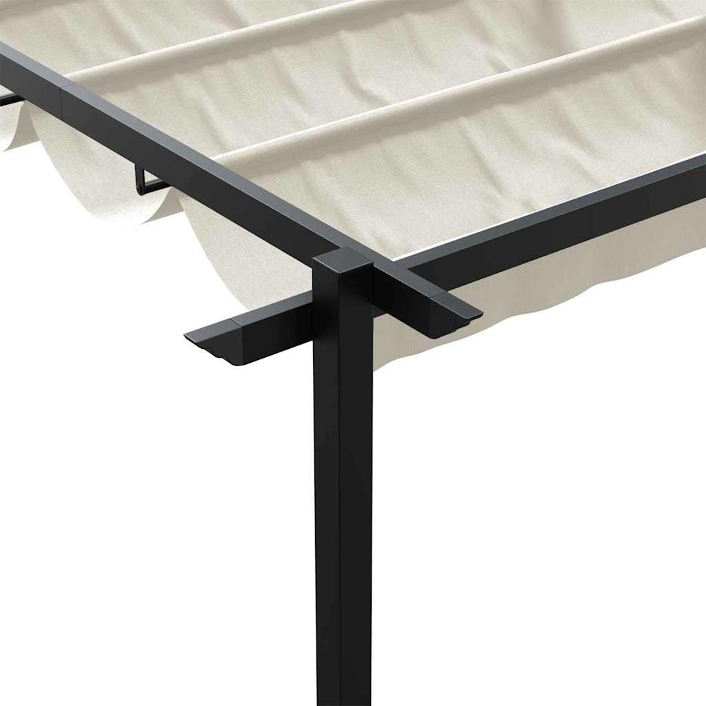 Gazebo Crema 300 x 300 x 200 cm Poliestere | homemem39