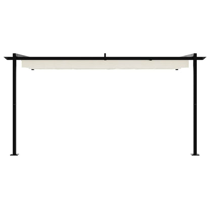 Gazebo 400 x 300 x 200 cm Crema Poliestere