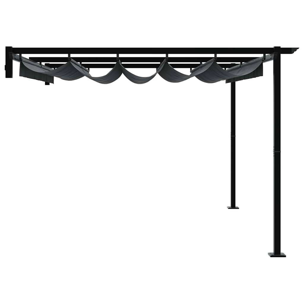 Gazebo Antracite 400 x 300 x 200 cm Poliestere | homemem39