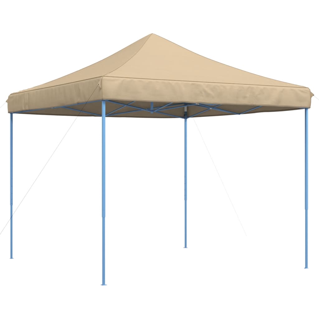 Tenda da Festa Pieghevole Pop-Up Beige 292x292x315 cm | homemem39