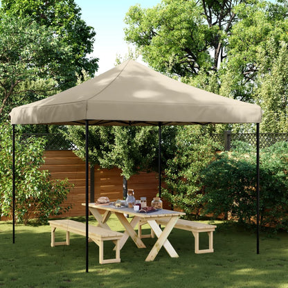 Tenda da Festa Pieghevole Pop-Up Tortora 292x292x315 cm - homemem39