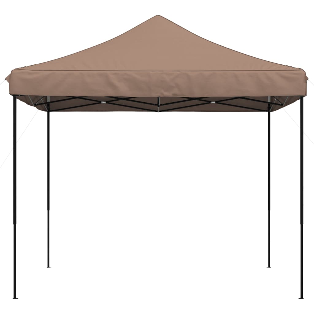 Tenda da Festa Pieghevole Pop-Up Marrone 292x292x315 cm - homemem39