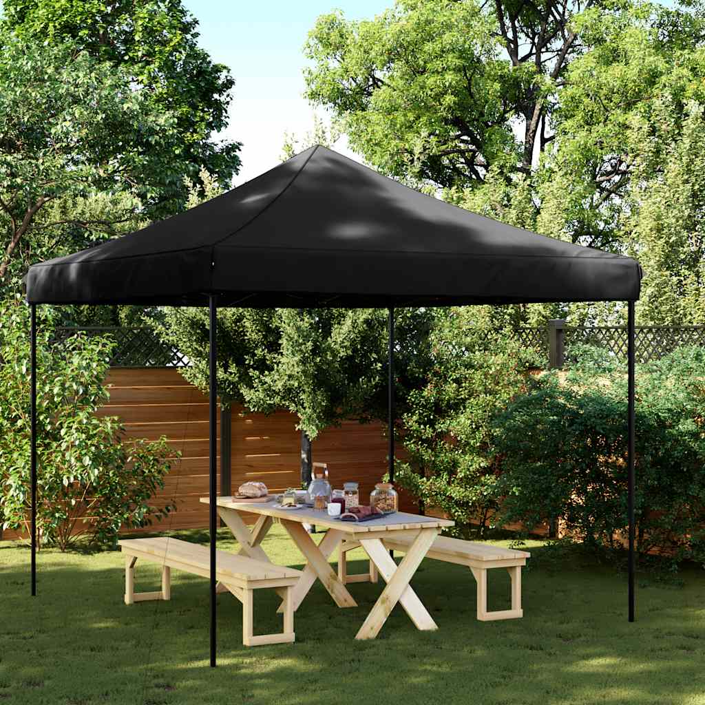 Tenda da Festa Pieghevole Pop-Up Nero 292x292x315 cm | homemem39