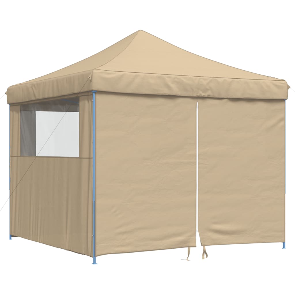 Tendone per Feste Pieghevole Pop-Up con 4 Pareti Beige | homemem39