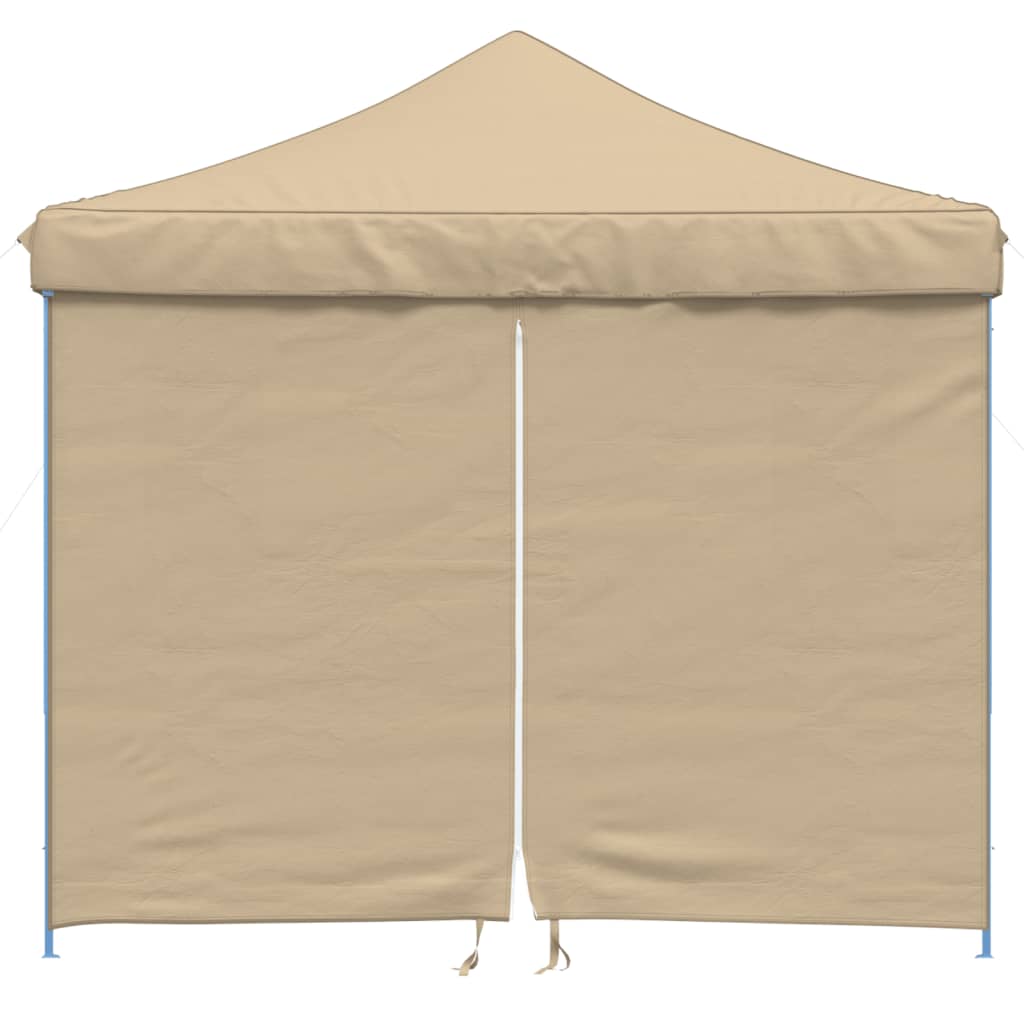 Tendone per Feste Pieghevole Pop-Up con 4 Pareti Beige - homemem39